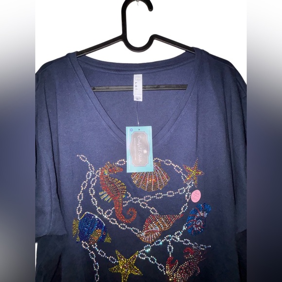 Seashell tshirt 2x - Picture 4 of 6